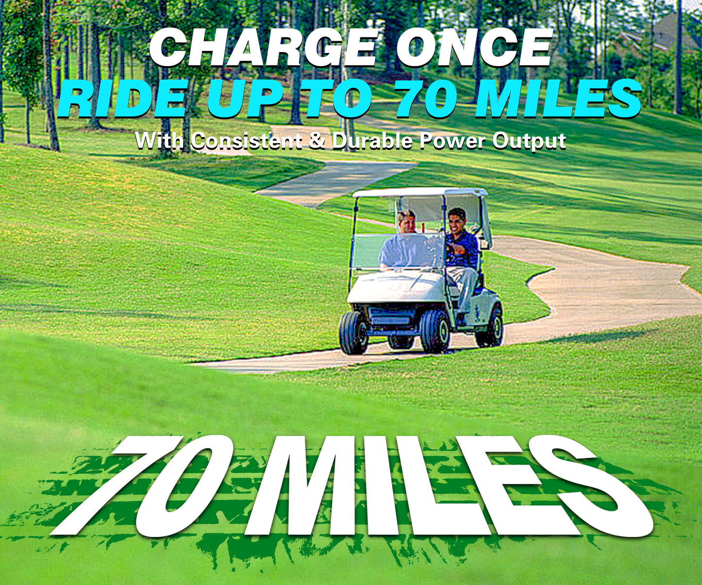 Clouds Power 48V (51.2V) 230Ah LiFePO4 Lithium Golf Cart Battery