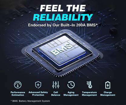 Clouds Power 48V (51.2V) 105Ah CLASSIC LiFePO4 Lithium Golf Cart Battery