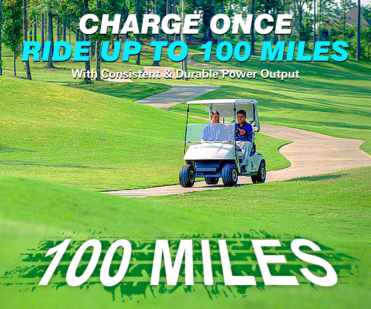 Clouds Power 48V (51.2V) 230Ah MAX LiFePO4 Lithium Golf Cart Battery